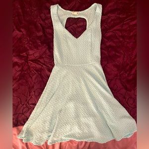 LA Hearts mini dress. Light blue. US size S. Medium wear, good condition.
